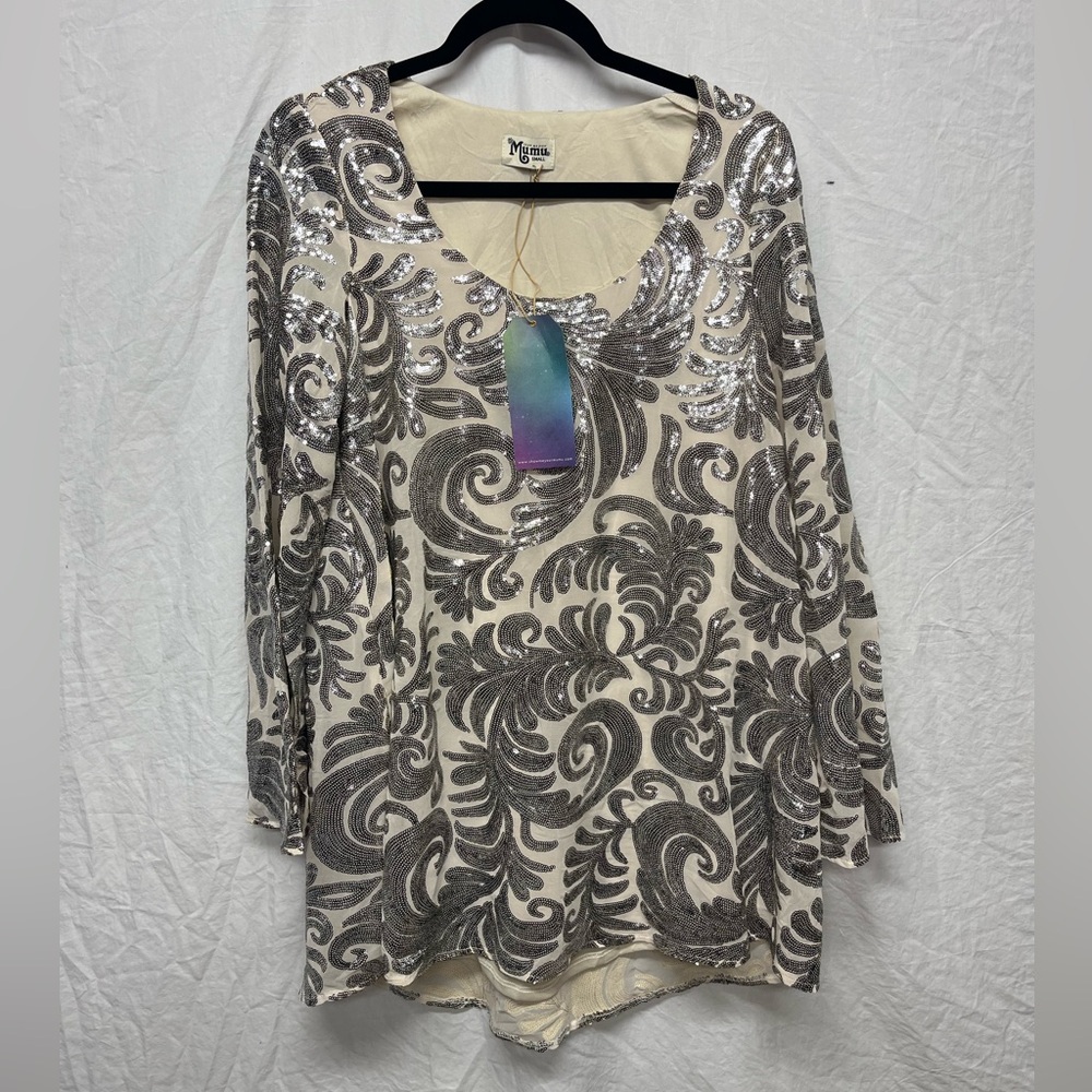 NWT Show Me Your Mumu Embellished Sequin Drew Dress small